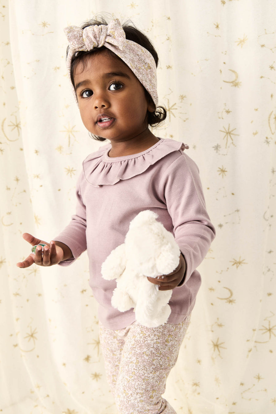 Pima Cotton Louise Top - Cosy Pink Childrens Top from Jamie Kay NZ