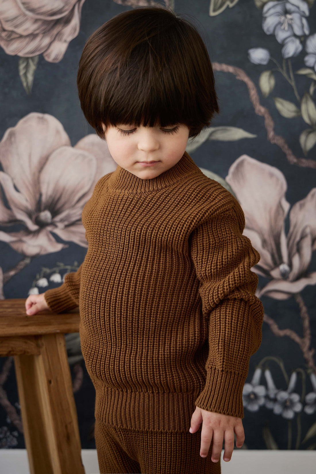 Morgan Jumper - Autumn Bronze Childrens Jumper from Jamie Kay NZ