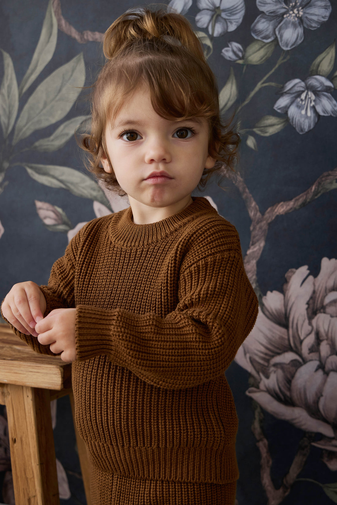 Morgan Jumper - Autumn Bronze Childrens Jumper from Jamie Kay NZ