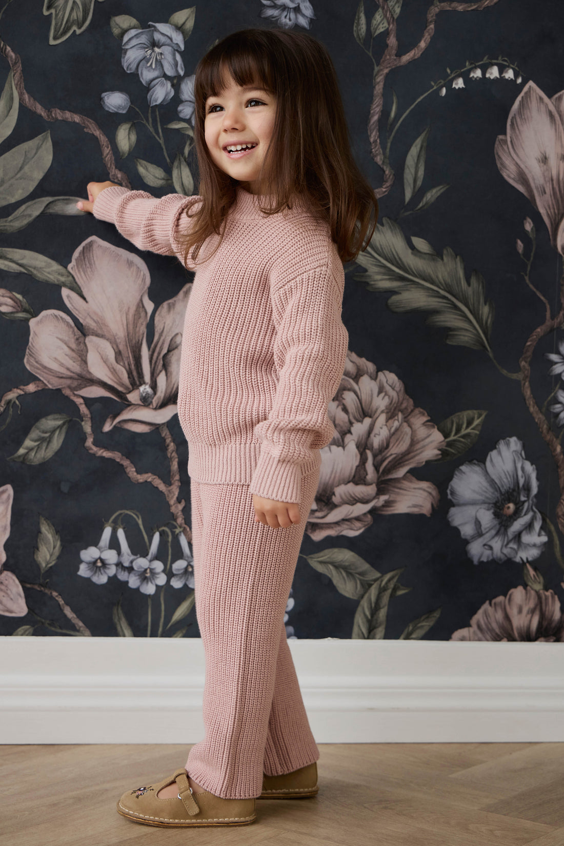 Morgan Pant - Shell Pink Childrens Pant from Jamie Kay NZ