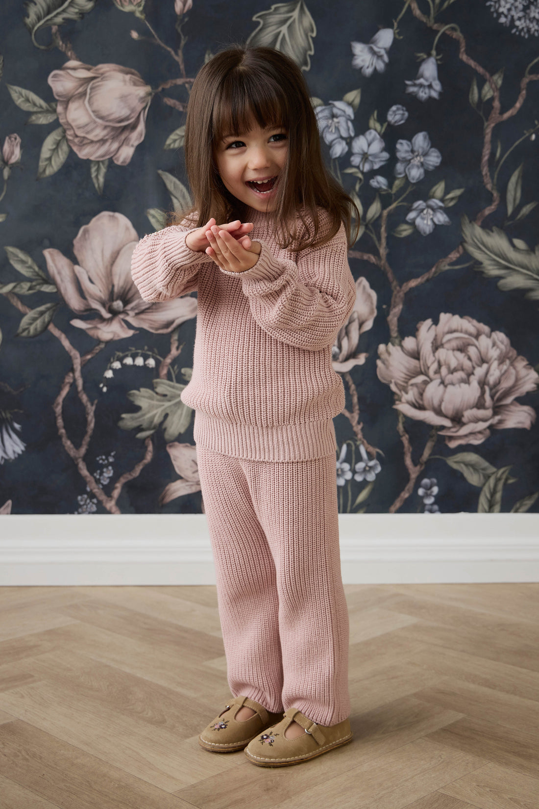 Morgan Pant - Shell Pink Childrens Pant from Jamie Kay NZ