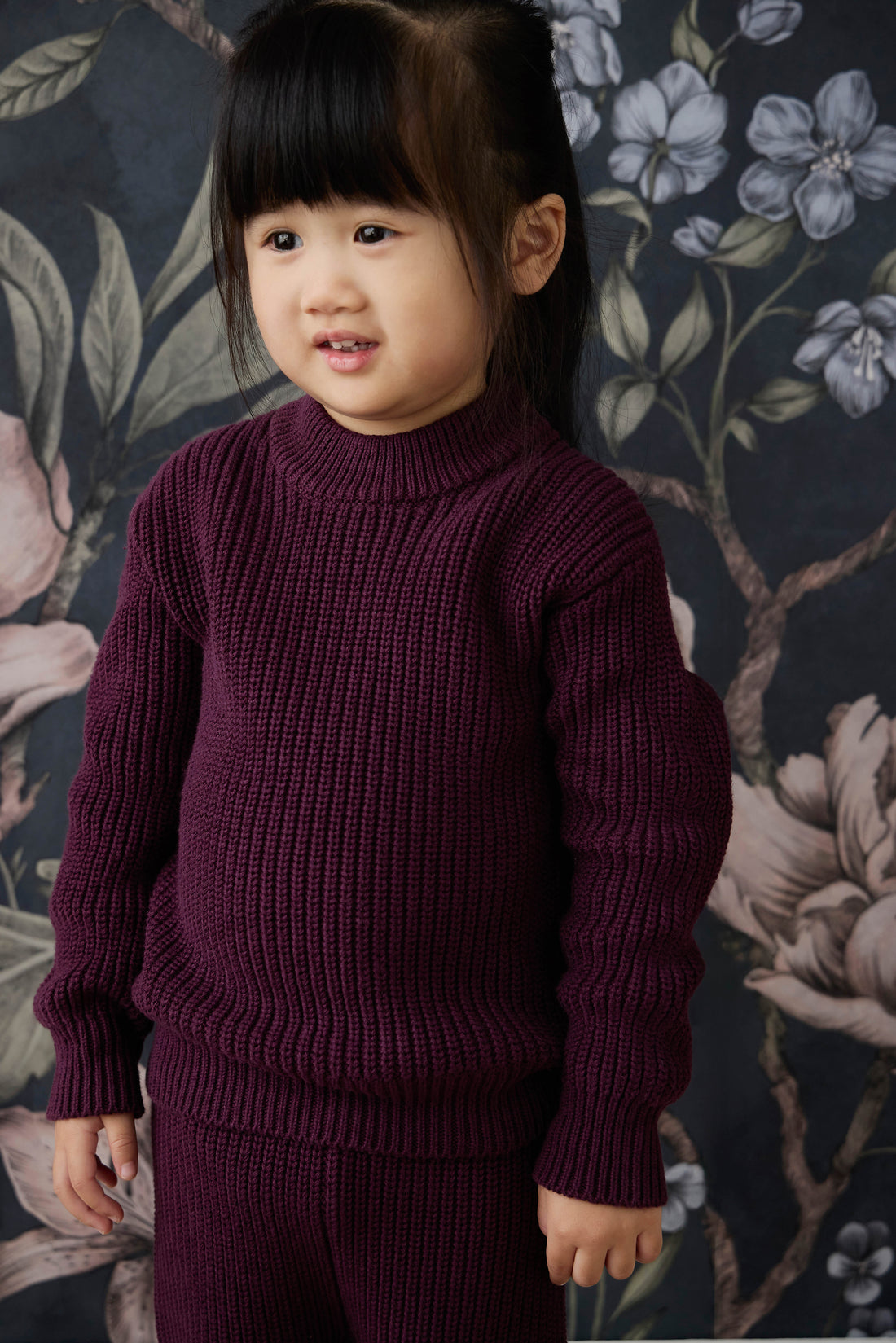Morgan Jumper - Sugar Plum Childrens Jumper from Jamie Kay NZ