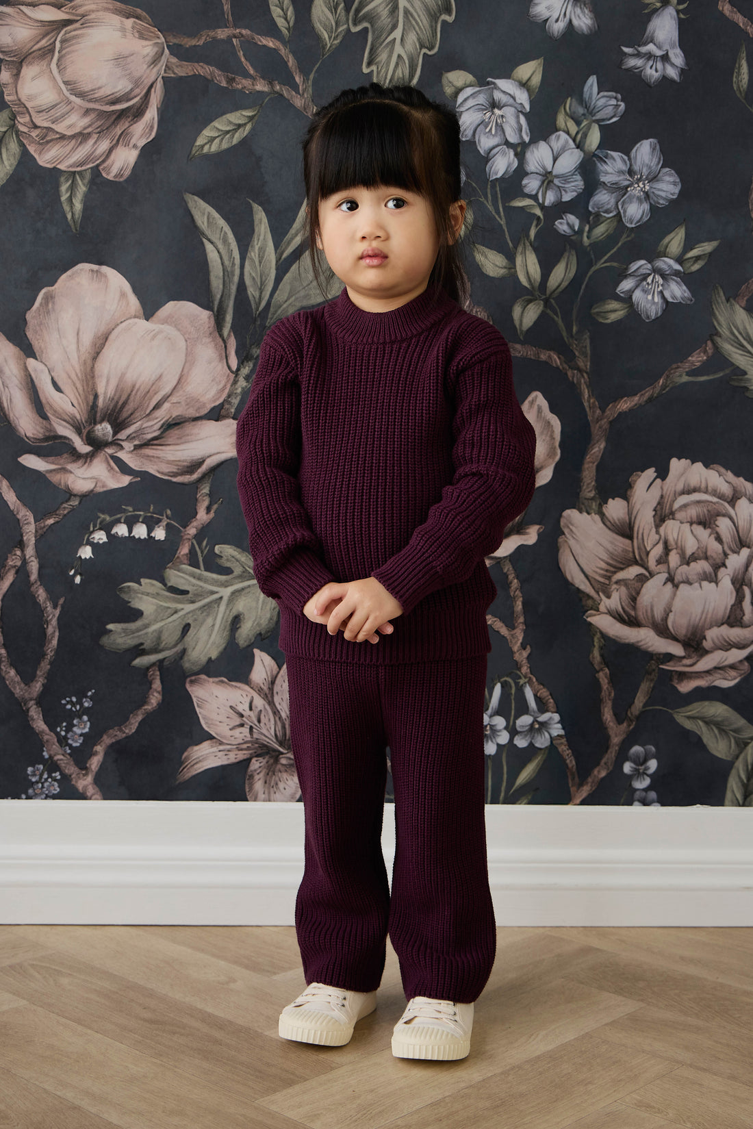 Morgan Jumper - Sugar Plum Childrens Jumper from Jamie Kay NZ
