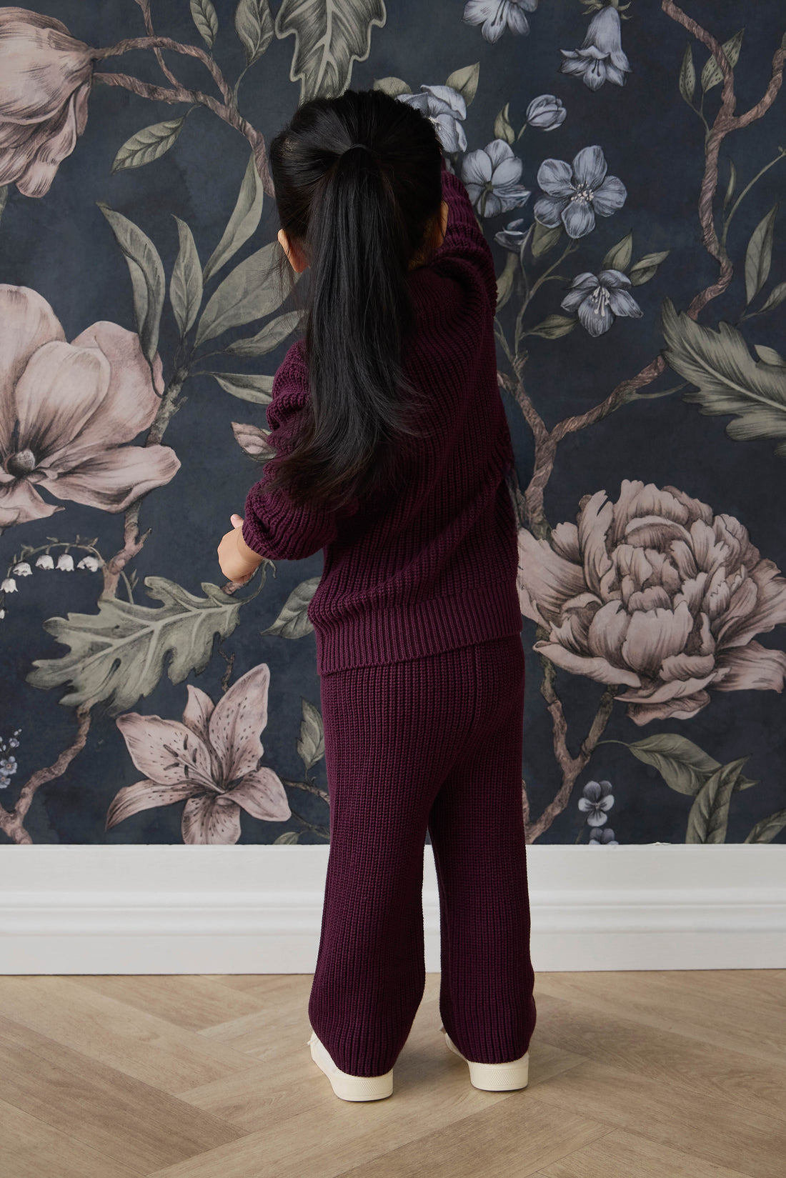 Morgan Jumper - Sugar Plum Childrens Jumper from Jamie Kay NZ