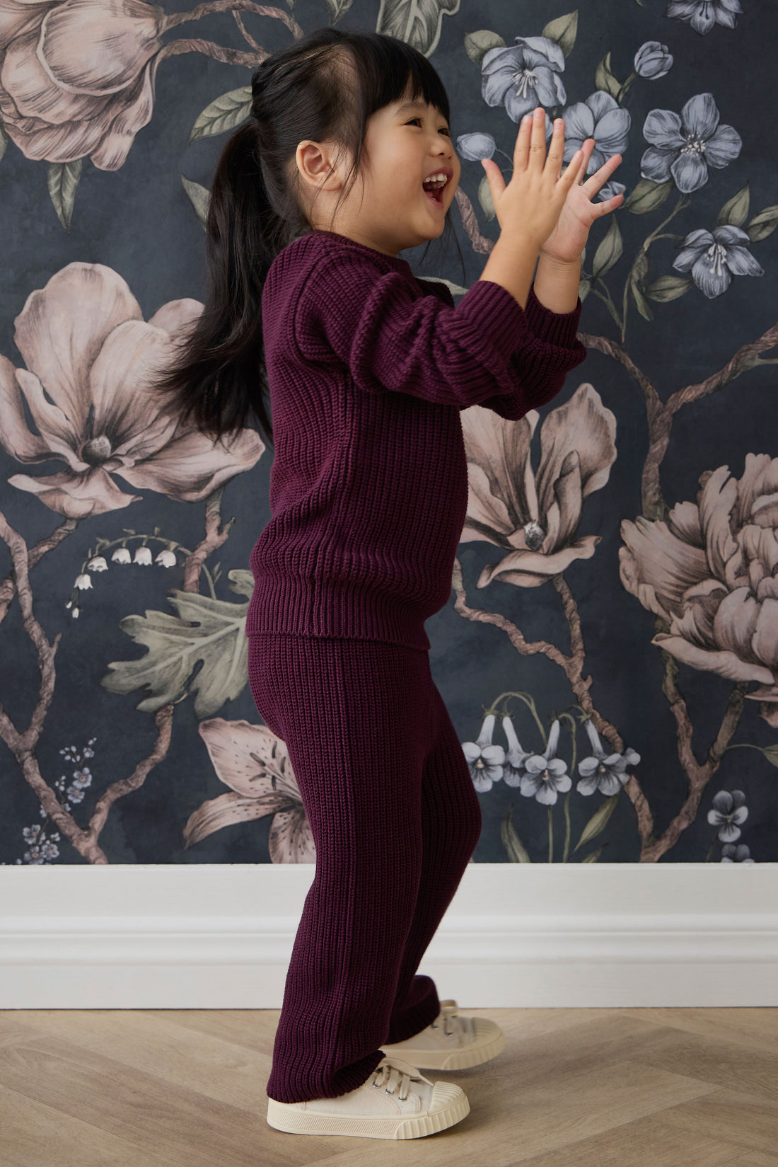 Morgan Jumper - Sugar Plum Childrens Jumper from Jamie Kay NZ