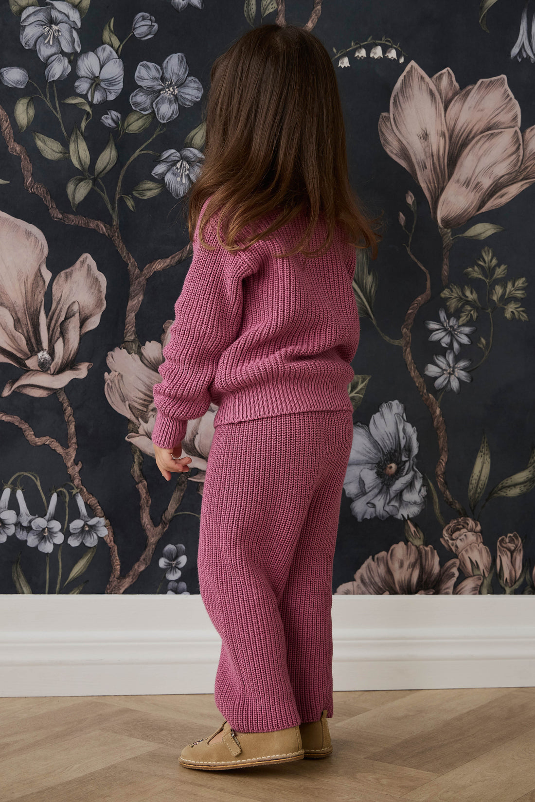 Morgan Jumper - Heather Childrens Jumper from Jamie Kay NZ