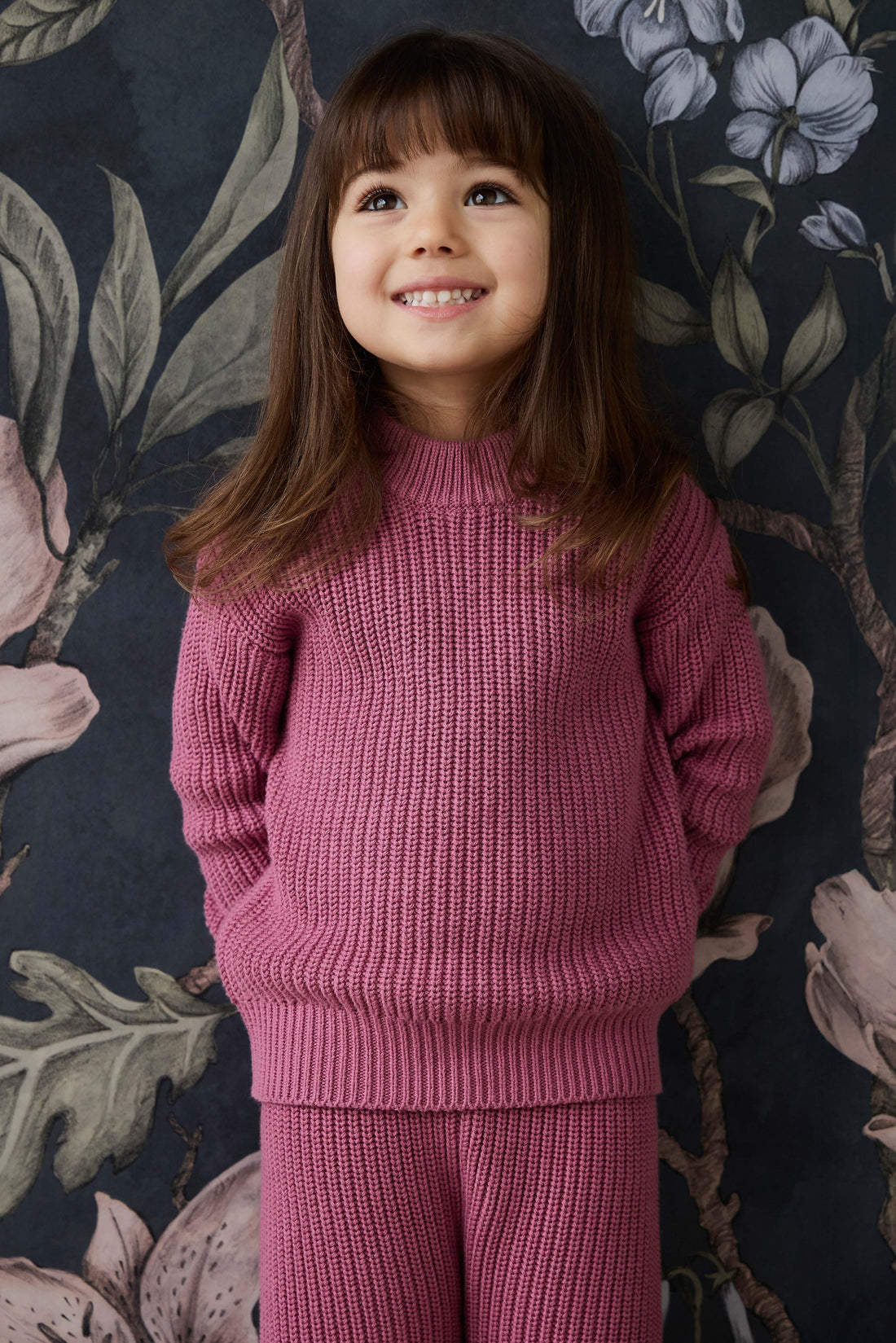 Morgan Jumper - Heather Childrens Jumper from Jamie Kay NZ