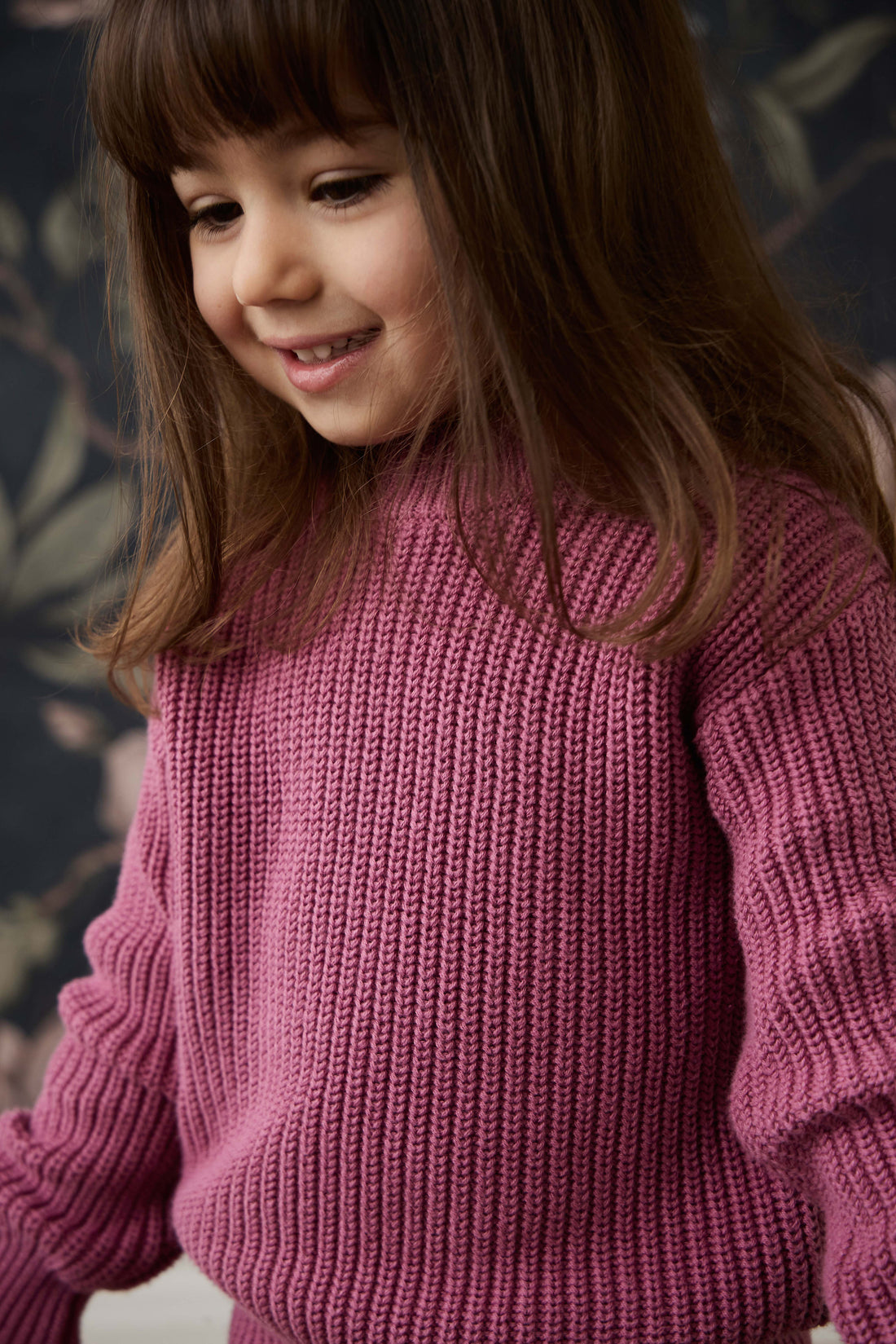 Morgan Jumper - Heather Childrens Jumper from Jamie Kay NZ
