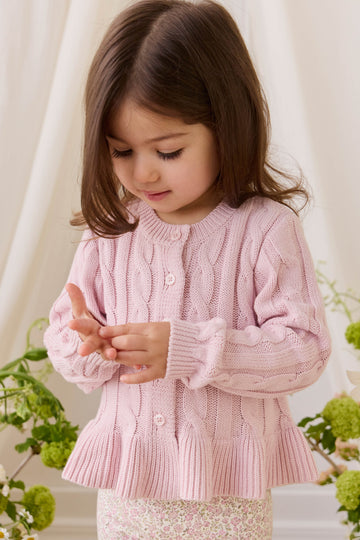 Harriet Cardigan - Frosted Petal Childrens Cardigan from Jamie Kay NZ