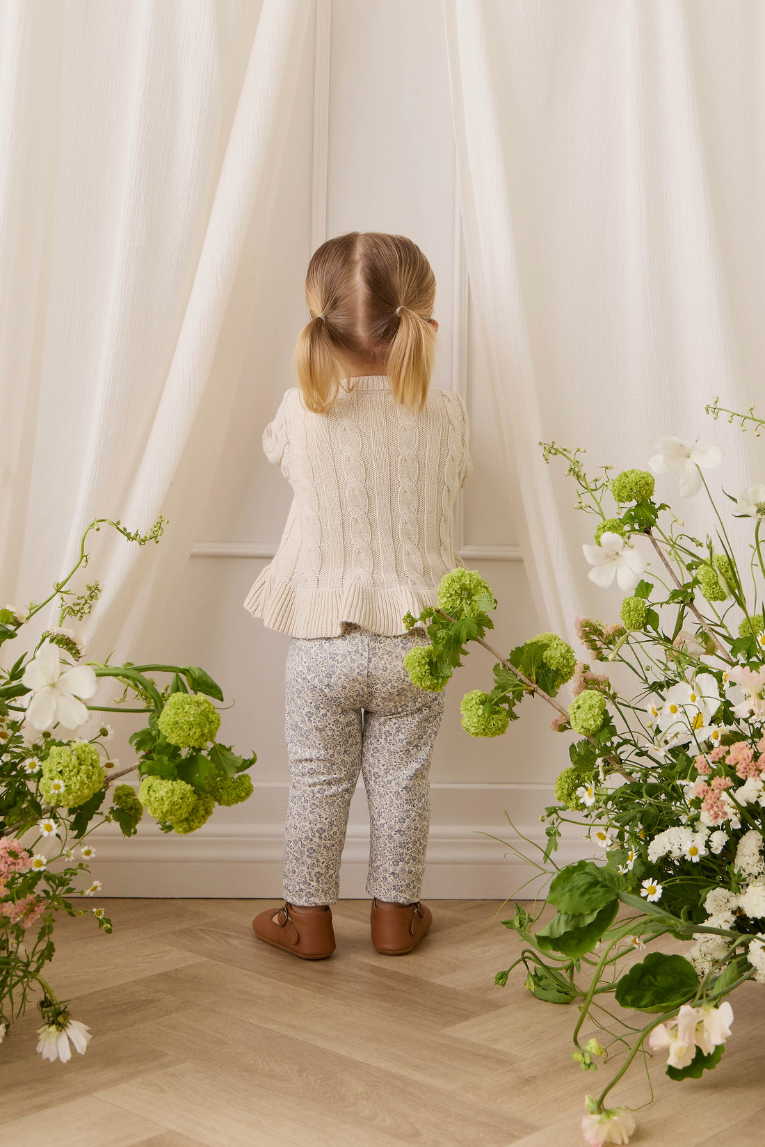 Organic Cotton Everyday Legging - Tully Grey Childrens Legging from Jamie Kay NZ
