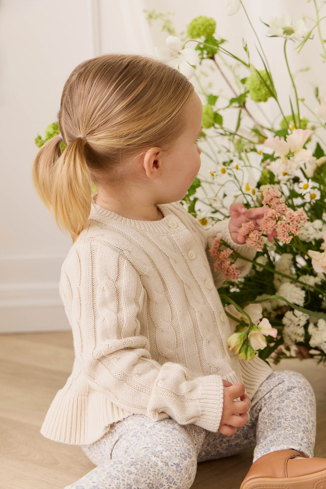Organic Cotton Everyday Legging - Tully Grey Childrens Legging from Jamie Kay NZ