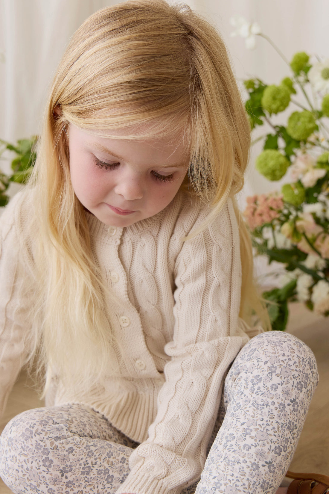 Organic Cotton Everyday Legging - Tully Grey Childrens Legging from Jamie Kay NZ