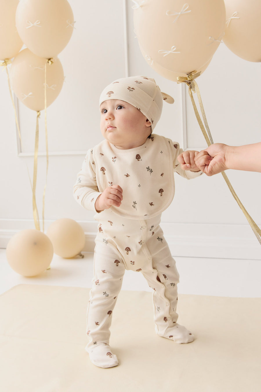 Organic Cotton Pascale Onepiece - Le Champignon Childrens Onepiece from Jamie Kay NZ