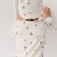 Organic Cotton Knot Beanie - Le Champignon Childrens Hat from Jamie Kay NZ