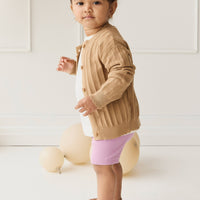 Emily Knitted Cardigan - Caramel Cream Childrens Cardigan from Jamie Kay NZ