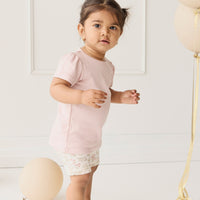 Pima Cotton Tasha Top - Dusky Pink Childrens Top from Jamie Kay NZ