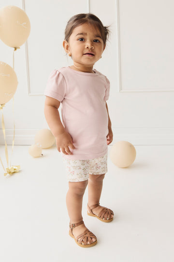 Pima Cotton Tasha Top - Dusky Pink Childrens Top from Jamie Kay NZ