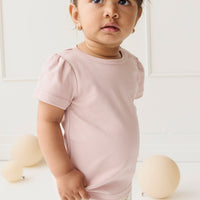 Pima Cotton Tasha Top - Dusky Pink Childrens Top from Jamie Kay NZ