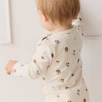 Organic Cotton Fernley Bodysuit - Le Champignon Childrens Bodysuit from Jamie Kay NZ