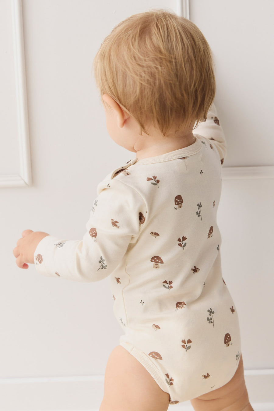 Organic Cotton Fernley Bodysuit - Le Champignon Childrens Bodysuit from Jamie Kay NZ