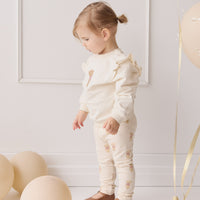 Organic Cotton Everyday Legging - Little Georgie Childrens Legging from Jamie Kay NZ