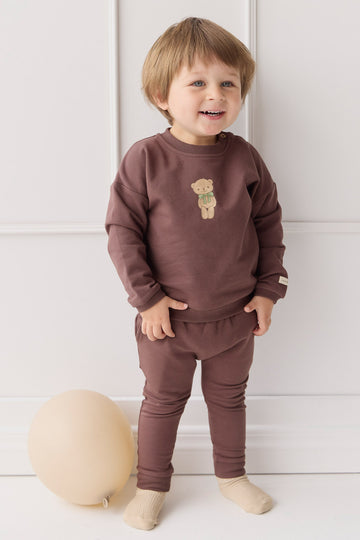 Organic Cotton Morgan Track Pant - Earth Childrens Pant from Jamie Kay NZ