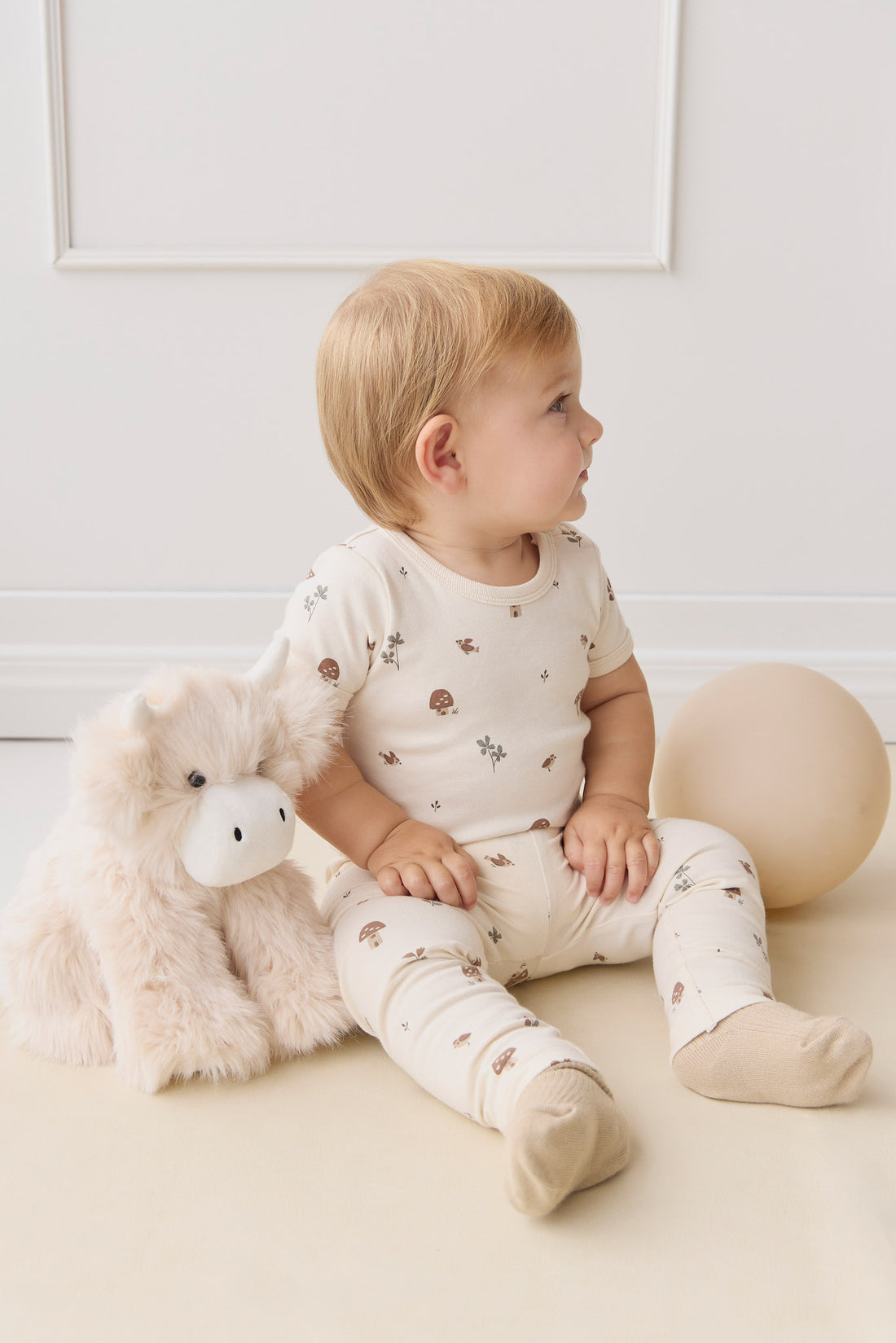 Organic Cotton Everyday Legging - Le Champignon Childrens Legging from Jamie Kay NZ