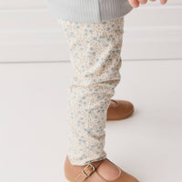 Organic Cotton Everyday Legging - Adnola Floral Childrens Legging from Jamie Kay NZ