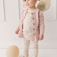 Ava Cardigan - Shell Pink Childrens Cardigan from Jamie Kay NZ