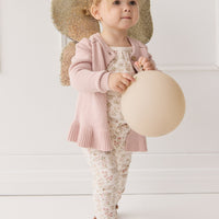 Ava Cardigan - Shell Pink Childrens Cardigan from Jamie Kay NZ