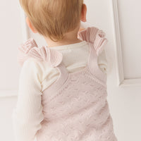 Mia Kintted Onepiece - Soft Misty Rose Childrens Onepiece from Jamie Kay NZ