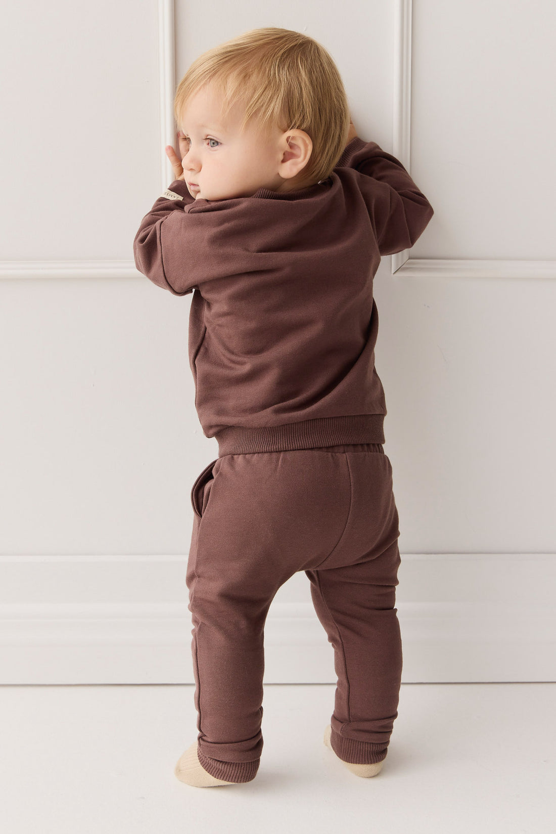 Organic Cotton Morgan Track Pant - Earth Childrens Pant from Jamie Kay NZ