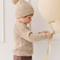 Matthew Hat - Malt Fleck Childrens Hat from Jamie Kay NZ