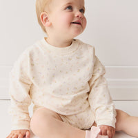 Organic Cotton Damien Sweatshirt - Briella Whisper Childrens Top from Jamie Kay NZ