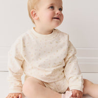 Organic Cotton Ivy Shortie - Briella Whisper Childrens Short from Jamie Kay NZ