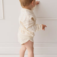 Organic Cotton Ivy Shortie - Briella Whisper Childrens Short from Jamie Kay NZ