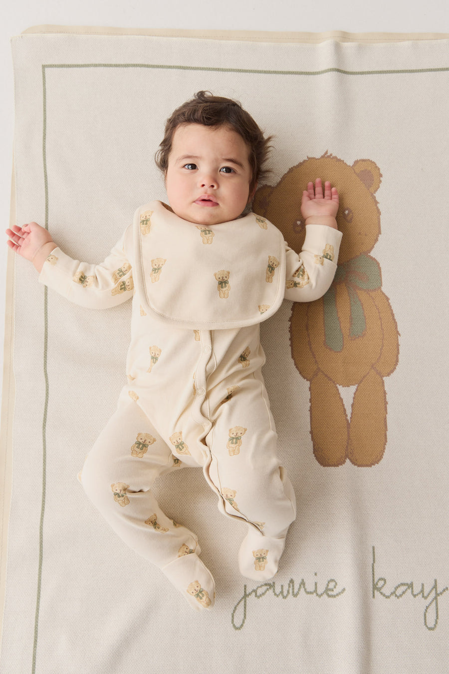 Organic Cotton Pascale Onepiece - Little Ted Childrens Onepiece from Jamie Kay NZ