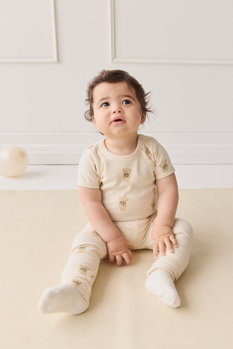 Organic Cotton Everyday Legging - Little Ted Childrens Legging from Jamie Kay NZ