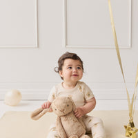 Organic Cotton Hudson Short Sleeve Bodysuit - Little Ted Childrens Bodysuit from Jamie Kay NZ