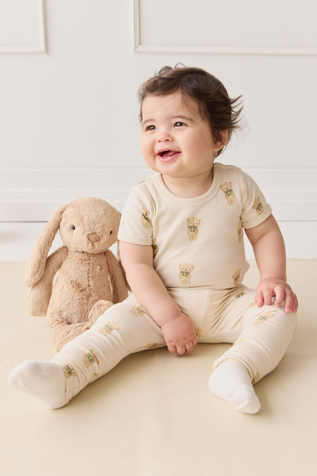 Organic Cotton Everyday Legging - Little Ted Childrens Legging from Jamie Kay NZ