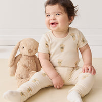 Organic Cotton Everyday Legging - Little Ted Childrens Legging from Jamie Kay NZ