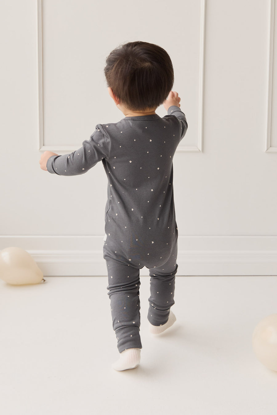 Organic Cotton Modal Frankie Onepiece - Milky Way Icelandic Childrens Onepiece from Jamie Kay NZ