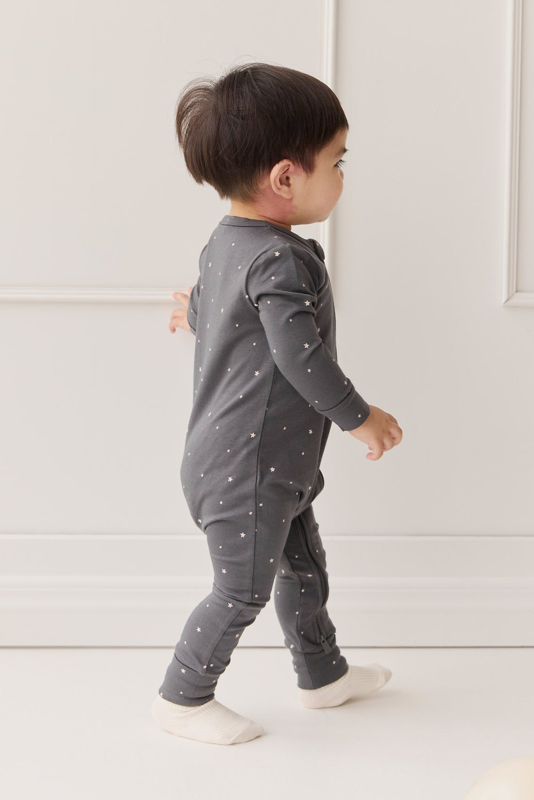 Organic Cotton Modal Frankie Onepiece - Milky Way Icelandic Childrens Onepiece from Jamie Kay NZ