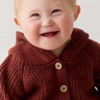 Ollie Cardigan - Fox Marle Childrens Cardigan from Jamie Kay NZ