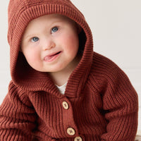 Ollie Cardigan - Fox Marle Childrens Cardigan from Jamie Kay NZ