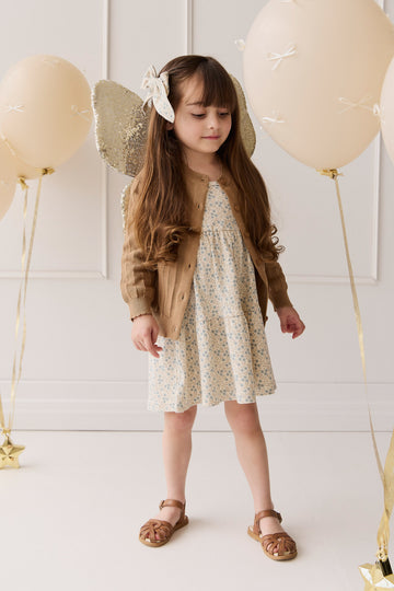 Organic Cotton Matilda Dress - Adnola Floral Childrens Dress from Jamie Kay NZ