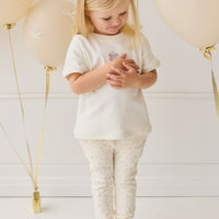 Organic Cotton Morgan Track Pant - Briella Whisper Childrens Pant from Jamie Kay NZ