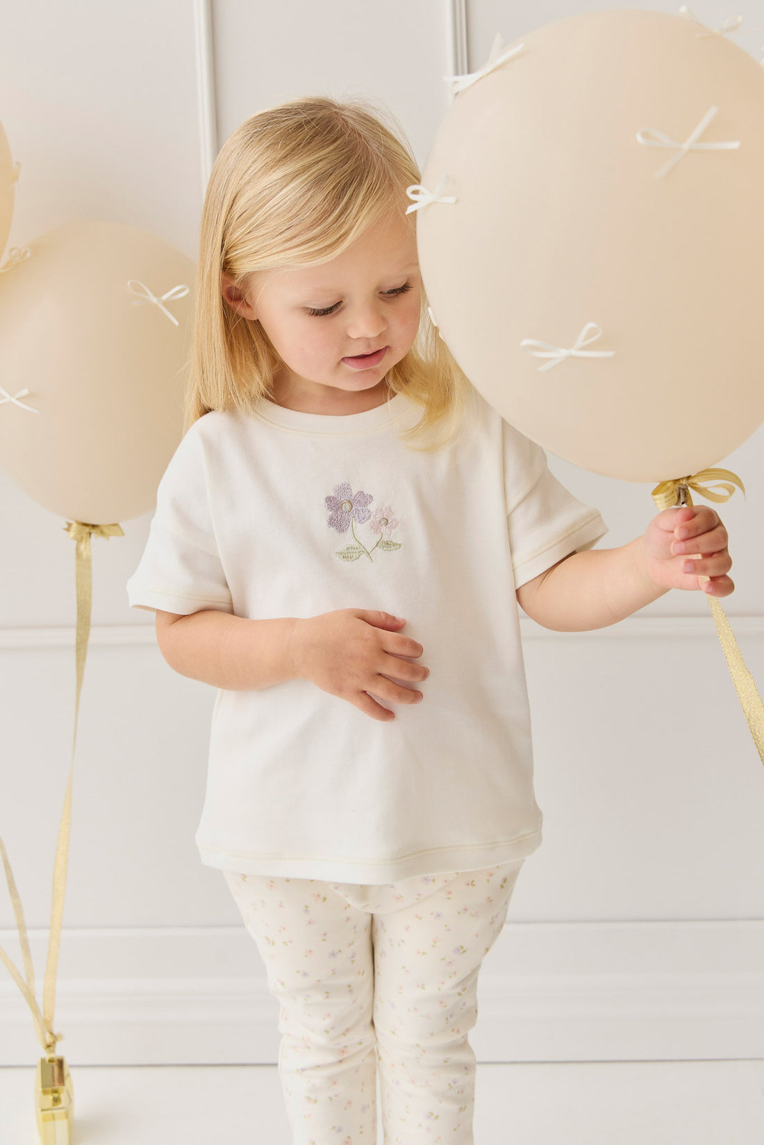 Pima Cotton Mimi Top - Plaster Briella Childrens Top from Jamie Kay NZ