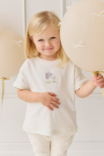 Pima Cotton Mimi Top - Plaster Briella Childrens Top from Jamie Kay NZ