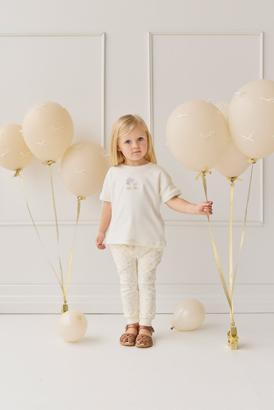 Pima Cotton Mimi Top - Plaster Briella Childrens Top from Jamie Kay NZ